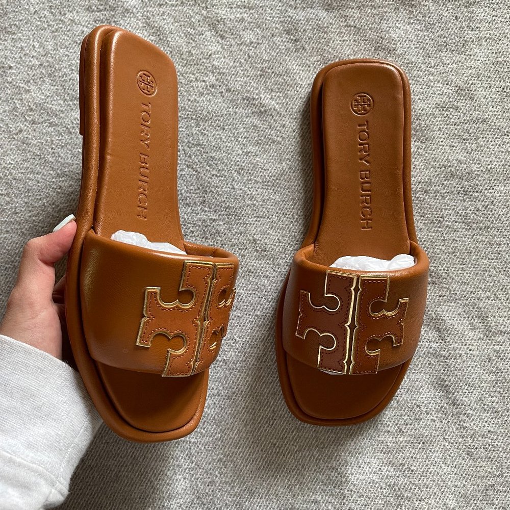 Tory Burch Double T Sport Slide